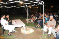  اليوم: خيمة الهدى الدعوية تُنظم درساً دينياً في ساحة السوق بيافا